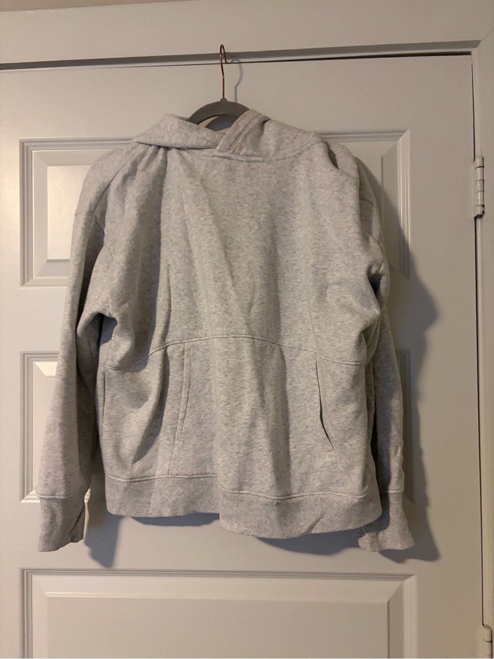all in motion Light Gray Zip-Up Hooded Sweatshirt